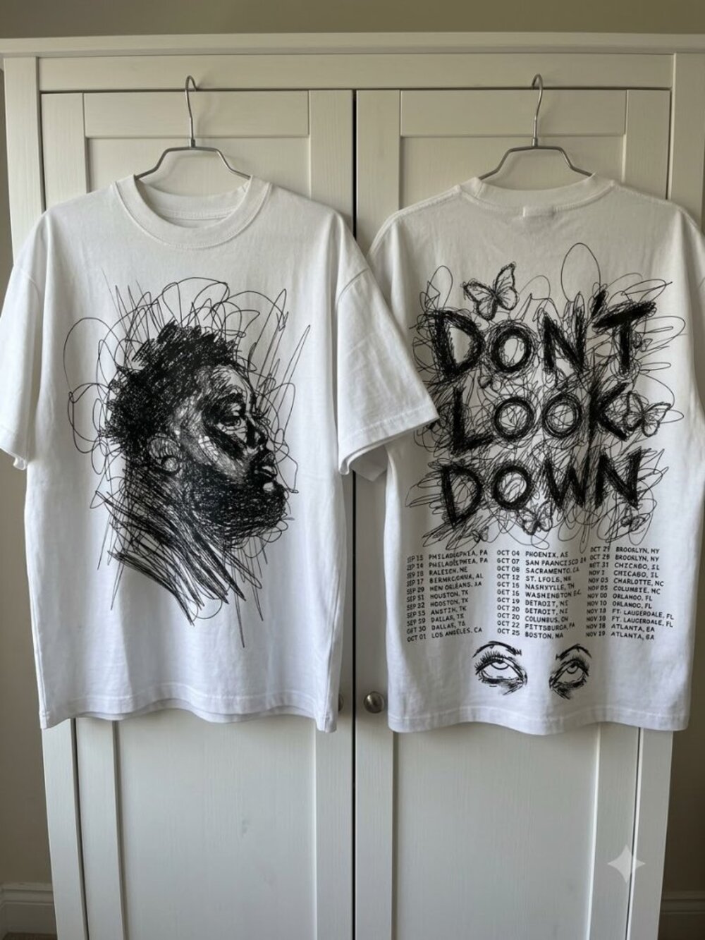 Rod Wave Don’t Look Down 2026 Tour Yarn T-Shirt